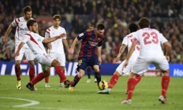 El delantero argentino del Barcelona Lionel Andrés Messi