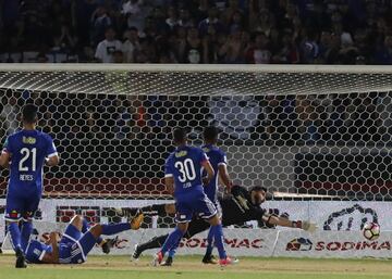 Roberto Cereceda anotó un golazo y puso en ventaja a Palestino sobre la U.