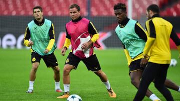 Entrenamiento del Dortmund.