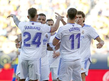 0-1. Mariano celebra el primer gol.