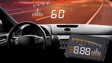 Este ‘head-up display’ te informa la velocidad del coche sin que apartes la vista del camino