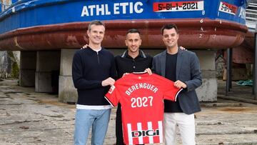 El Athletic oficializa la renovación por tres campañas de Berenguer: “Me quería quedar”