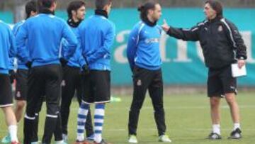 Entrenamiento del Espanyol.