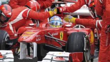 <b>TRABAJO EN EQUIPO. </b>En Ferrari no se conforman y lucharán duro para seguir sumando buenos resultados esta temporada.