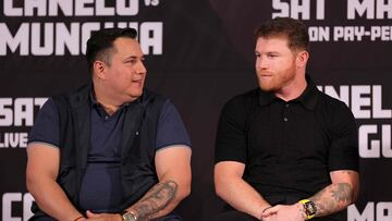 Eddy Reynoso: “Saúl Álvarez seguirá portando la bandera del boxeo mexicano”.