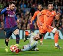 Barcelona-Lyon en imágenes