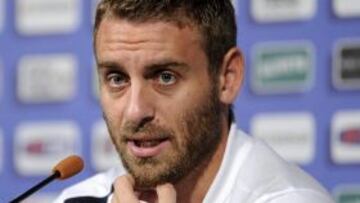 De Rossi, jugador de la selección italiana.