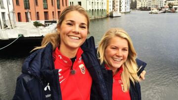 Originarias de Noruega, ambas son futbolistas profesionales en Europa . Andrine es volante en en el Birmingham City de Inglaterra, mientras que Ada es delantera en el Lyon francés. Ada fue la mejor futbolista europea del 2016.