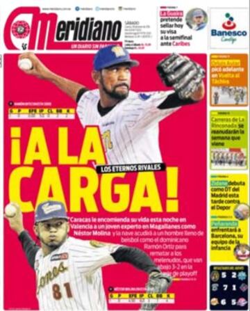 Portadas de la prensa mundial