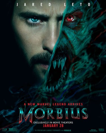 Morbius: brutal escena de su transformación, nuevo póster y apertura del multiverso