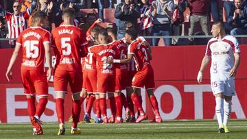 El Girona iguala su mejor racha, pero camina al ralentí