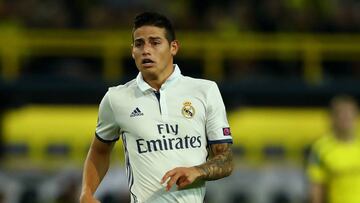 James, con el Real Madrid