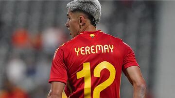 Yeremay, en un partido de la selección (SEFUTBOL).