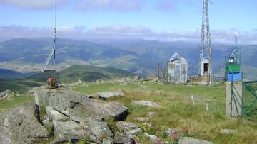 Imagen panorámica desde la cima del Pico Jano, que será final de etapa en la Vuelta a España 2022.
