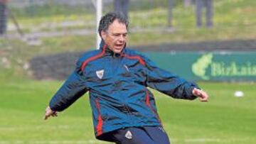 <b>SIN PRESIÓN. </b>Caparrós ha optado por no forzar la máquina en los entrenamientos.