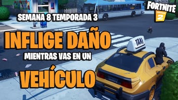 Desafío de Fortnite: inflige daño a oponentes desde el interior de un vehículo