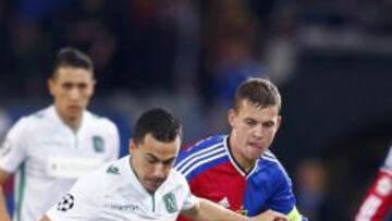 Fabio Espinho, en un partido de Champions League.