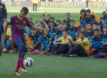 Presentación de Neymar.