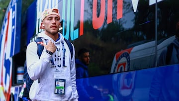 Gonzalo Piovi of Cruz Azul during the final leg match between Cruz Azul and Vancouver Whitecaps as part of the CONCACAF Champions Cup 2025, at Olimpico Universitario Stadium on June 01, 2025 in Mexico City, Mexico.