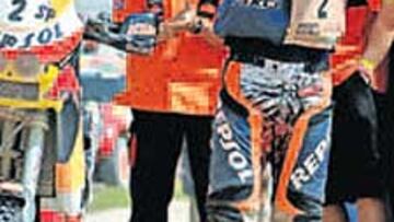 <b>LAGO ROSA. </b>Coma espera verse de nuevo ganador en Dakar.