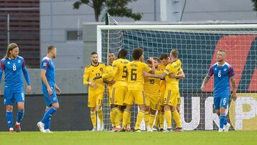 Bélgica ganó en Islandia.