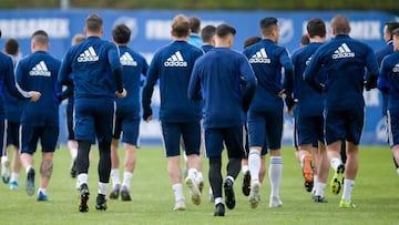 El Oviedo ha suspendido los entrenamientos.