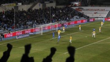 1-0. Sarabia marcó el prrimer gol.