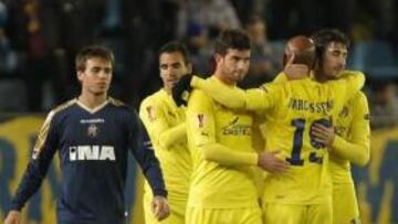 <b>ENTUSIASMO. </b>El Villarreal certificó su pase a los dieciseisavos de la Europa League después de golear al Dinamo en El Madrigal.