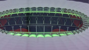 Maqueta del Nuevo Mestalla.