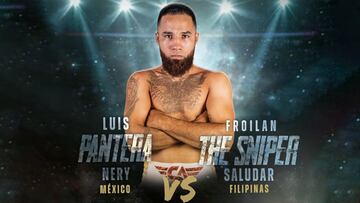 Imagen promocional de la pelea entre Luis Nery y Froilan Saludar.