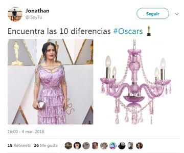 Los memes más divertidos sobre los Oscars 2018