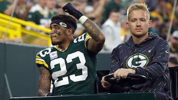 El cornerback de los Packers fue colocado en la lista de reservas lesionados debido a la lesión en el hombro derecho que sufrió contra los Steelers.
