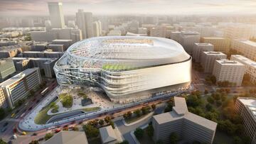 La reforma del Santiago Bernab&eacute;u, estadio del Real Madrid.