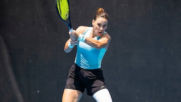 Nuria Párrizas, en Hobart.