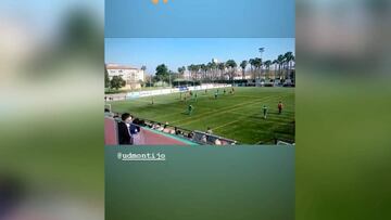 El golazo de un ex juvenil de la U en España: ¡seco al ángulo!