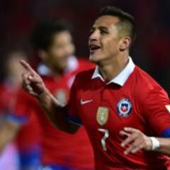 Alexis Sánchez ya es el tercer máximo artillero de Chile