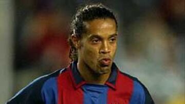 <b>A LA ESPERA</b>. El astro brasileño, encantado con la idea de que el camerunés Samuel Etoo le acompañe en el ataque azulgrana.