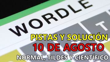 wordle pistas solucion normal tildes cientifico