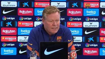 Rueda de prensa de Koeman