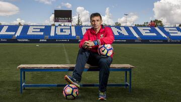 Asier Garitano, entrenador del CD Leganés.
