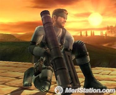 Solid Snake se deja ver en Smash Bros. Brawl