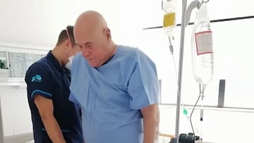 Jorge Cao se recupera de cirugía.