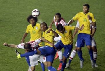 Brasil-Paraguay en imágenes