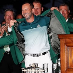 Sergio García, ganador del Masters de Augusta 2017
