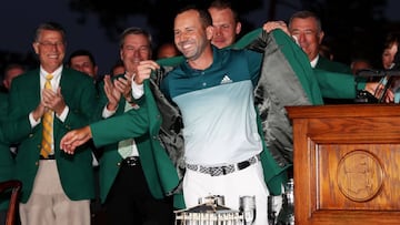 Sergio García, ganador del Masters de Augusta 2017