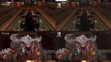 Comparativa gráfica: DOOM PS4 vs Nintendo Switch