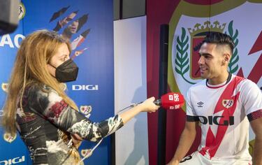 Falcao: "Ahora medio Colombia va a seguir los partidos del Rayo"