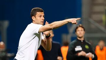 Reggio Emilia (Italy), 07/05/2023.- Bologna's coach Thiago Motta during the Italian Serie A soccer match between US Sassuolo and Bologna FC, in Reggio Emilia, Italy, 08 May 2023. (Italia) EFE/EPA/ELISABETTA BARACCHI
