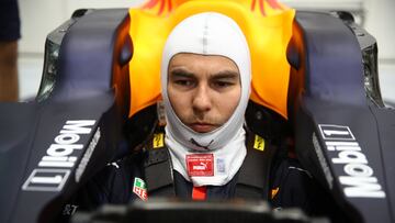 Sergio Pérez, piloto de Red Bull.