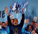 Así celebró el Manchester City la Premier en el Etihad Stadium